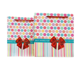 Túi Giấy Chấm Bi Màu Size 22x26x10cm - Chipchipshop 