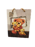  Túi Giấy Quai Xách 3 Gấu Teddy Nâu Size 23x18x8cm - Chipchipshop 