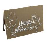  Thiệp Happy Anniversary Bong Bóng Và Ly Rượu - Chipchipshop 