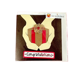  Thiệp Congratulations Tay Cầm Hộp Quà - Chipchipshop 