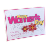  Thiệp Happy Women'S Day 2 Hoa Đỏ - Chipchipshop 