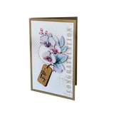  Thiệp Chúc Mừng 1 Nhánh Hoa Tím - Chipchipshop 