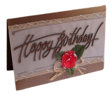  Thiệp HappyBirthday Hoa Hồng Đỏ Đại - Chipchipshop 