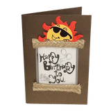  Thiệp HappyBirthdayToYou Mặt Trời Đeo Kính Đen - Chipchipshop 