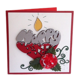  Thiệp Vuông Happy Birthday Hoa Đỏ - Chipchipshop 