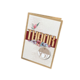  Thiệp ThankYou Nền Đỏ - Chipchipshop 