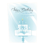  Thiệp HappyBirthday A Candle - Chipchipshop 