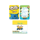  Thiệp Mời Sinh Nhật Minion ( 1 xấp 10 thiệp) - Chipchipshop 