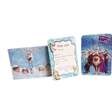  Thiệp Mời Sinh Nhật  Frozen Xanh ( 1 xấp 10 thiệp) - Chipchipshop 