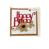  Thiệp Thủ Công Happybirthday Viền Đỏ - Chipchipshop 