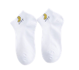  Vớ Cổ Ngắn Thêu Trái Chuối Màu Trắng - Chipchipshop 