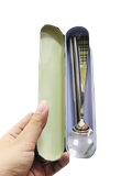  Bộ Muỗng + Đũa Sọc Caro Lớn - Chipchipshop 