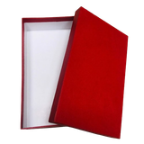  Hộp Qùa Chữ Nhật Vân Da Đỏ Size 22x13x6cm - Chipchipshop 