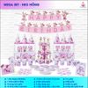  Set Trang Trí Happy Birthday Heo Hồng - Chipchipshop 