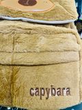 Balo Lông Nắp Đậy Capybara Màu Nâu - Chipchipshop 