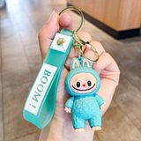  Móc Khóa Nhựa Labubu Màu Xanh Mint Size 6cm - Chipchipshop 