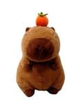  Thú Bông Capybara Đầu Đội Trái Cam Màu Nâu - Chipchipshop 