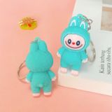  Móc Khóa Nhựa Labubu Màu Xanh Mint Size 6cm - Chipchipshop 
