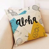  Gối Mền Vuông ALOHA Size 40x40cm - Chipchipshop 
