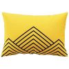  Gối Mền Vuông Họa Tiết Sọc Màu Vàng Size 40x40cm - Chipchipshop 