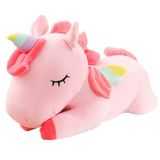 Thú Bông Ngựa Unicorn Màu Hồng Nằm Size 50cm - Chipchipshop 