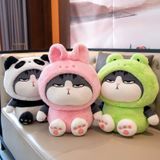  Thú Bông Mèo Hoàng Thượng Nón Thỏ Hồng - Chipchipshop 