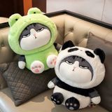 Thú Bông Mèo Hoàng Thượng Nón Gấu Trúc - Chipchipshop 