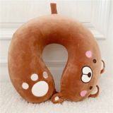  Gối Cổ Cao Su Gấu Brown Bàn Chân Màu Nâu  - Chipchipshop 