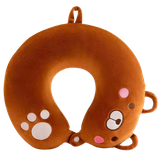  Gối Cổ Cao Su Gấu Brown Bàn Chân Màu Nâu  - Chipchipshop 