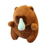  Móc Khóa Thú Bông Capybara Rút Mũi Nhanh Màu Nâu Size 12cm - Chipchipshop 