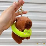  Móc Khóa Thú Bông Capybara Phao Ếch Xanh Size 10cm - Chipchipshop 