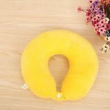  Gối Cổ Cao Su Màu Vàng Trơn - Chipchipshop 