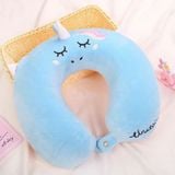  Gối Cổ Cao Su Ngựa Unicorn Màu Xanh Dương - Chipchipshop 