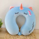  Gối Cổ Cao Su Ngựa Unicorn Màu Xanh Dương - Chipchipshop 