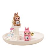  Móc Khóa Nhựa Labubu Ngồi Có Đèn Màu Xanh Dương Size 7cm - Chipchipshop 
