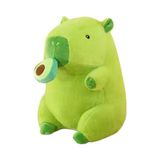  Thú Bông Capybara Rút Mũi Trái Bơ Màu Xanh - Chipchipshop 