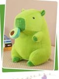  Thú Bông Capybara Rút Mũi Trái Bơ Màu Xanh - Chipchipshop 