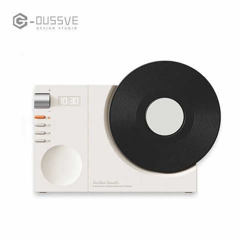  Loa Bluetooth G-OUSSVE Time – Thiết kế Retro, Âm thanh Hi-Fi, Đồng hồ để bàn độc đáo 