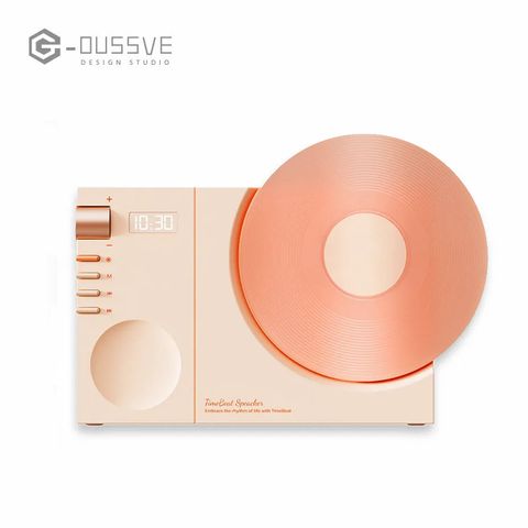  Loa Bluetooth G-OUSSVE Time – Thiết kế Retro, Âm thanh Hi-Fi, Đồng hồ để bàn độc đáo 