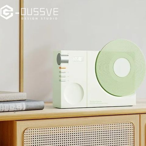  Loa Bluetooth G-OUSSVE Time – Thiết kế Retro, Âm thanh Hi-Fi, Đồng hồ để bàn độc đáo 