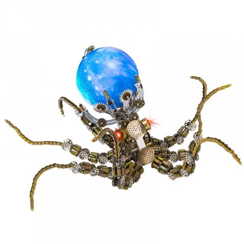  Mô Hình 3D Lắp Ráp Bạch Tuộc Cơ Khí 2400 Chi Tiết - Phong Cách Steampunk 