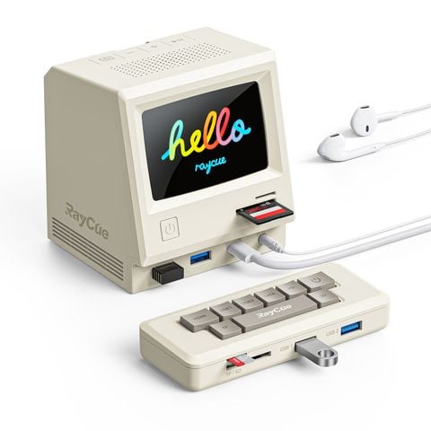  (HÀNG CÓ SẴN) RayCue 128K | Docking Station đa chức năng phong cách cổ điển 