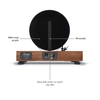  Đầu Đĩa Than Dọc Floating Record - Gramovox | Mâm Đĩa Than Retro Từ Chicago 
