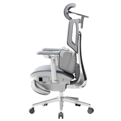 Ghế công thái học thông minh HBADA X7 - Massage Tự Động Sau 45 Phút, Vải Lưới Đàn Hồi Cao Cấp 