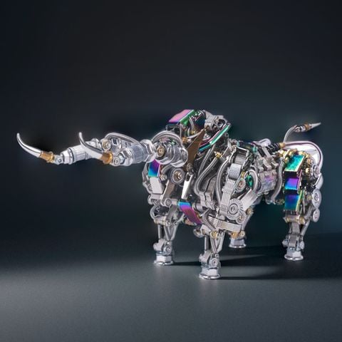  Bộ Mô Hình Kim Loại 3D DIY - Bò Cơ Khí 