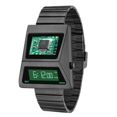  CYBER WATCH S3000-C: Đồng hồ phong cách cyberpunk, màn hình OLED 
