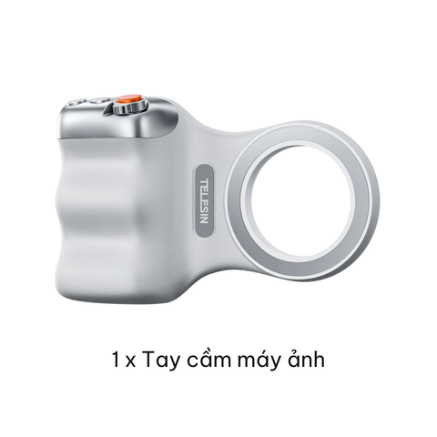  TELESIN Tay Cầm Chụp Ảnh Từ Tính Cho Điện Thoại Kèm Remote -  Chụp Ảnh Chuyên Nghiệp 360° 