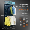  Kệ Tủ Quần Áo Module CloakBoard 9SPACE - Khung Sắt Tối Giản, Lưu Trữ Tiện Lợi 