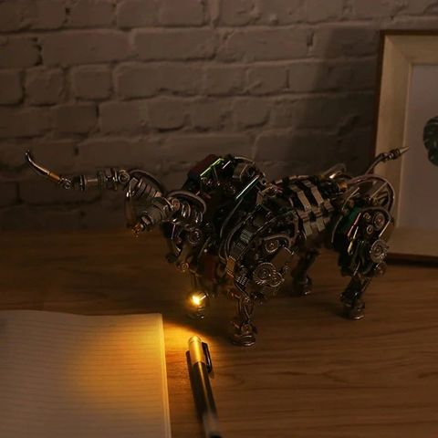  Bộ Mô Hình Kim Loại 3D DIY - Bò Cơ Khí 