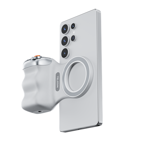  TELESIN Tay Cầm Chụp Ảnh Từ Tính Cho Điện Thoại Kèm Remote -  Chụp Ảnh Chuyên Nghiệp 360° 